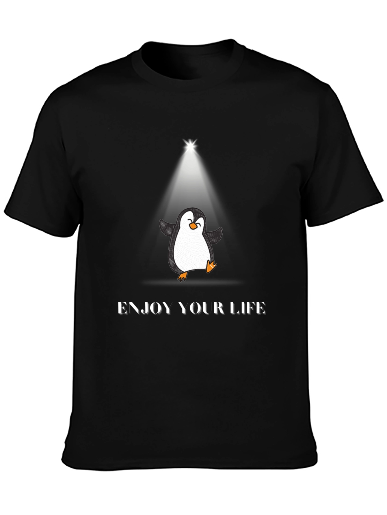 Enjoy Your Life Penguin T-Shirt