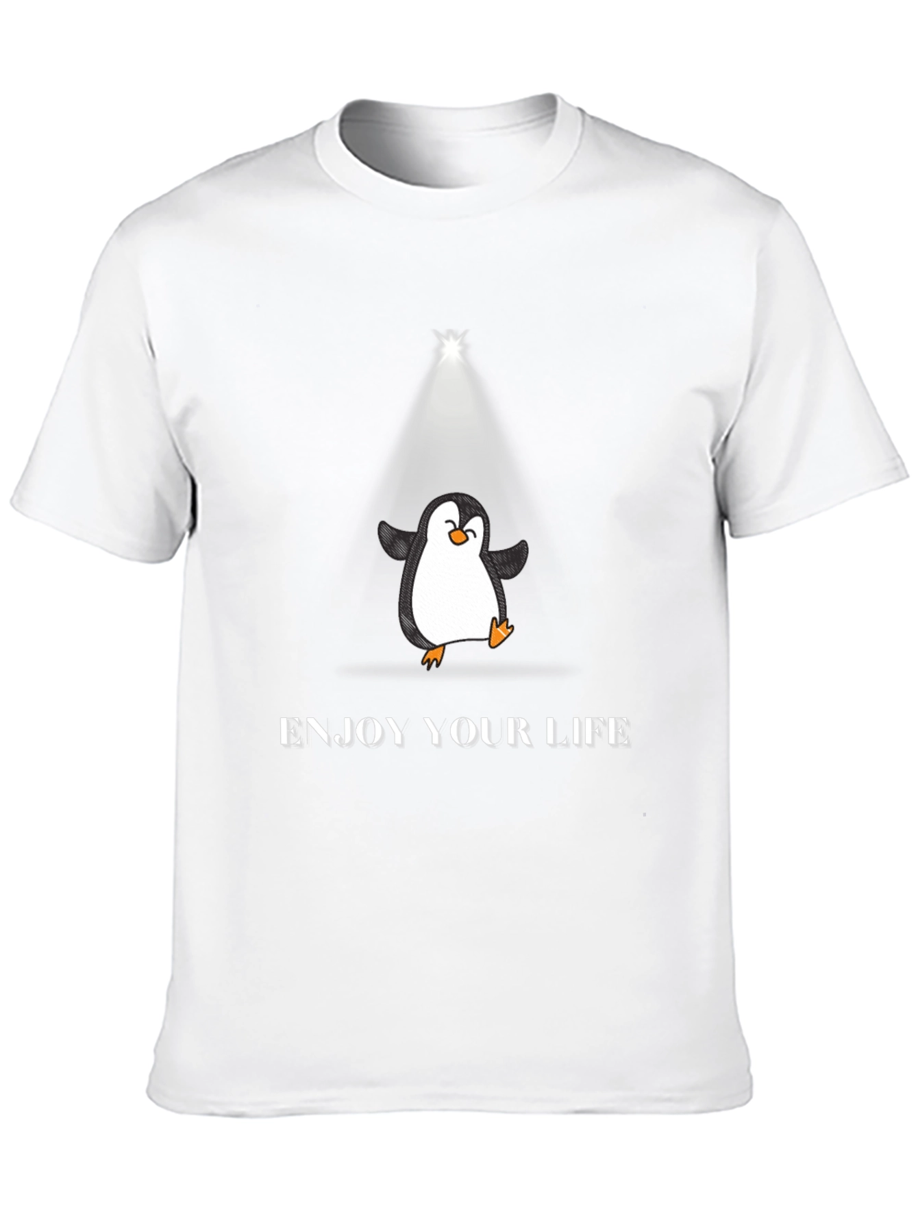 Enjoy Your Life Penguin T-Shirt