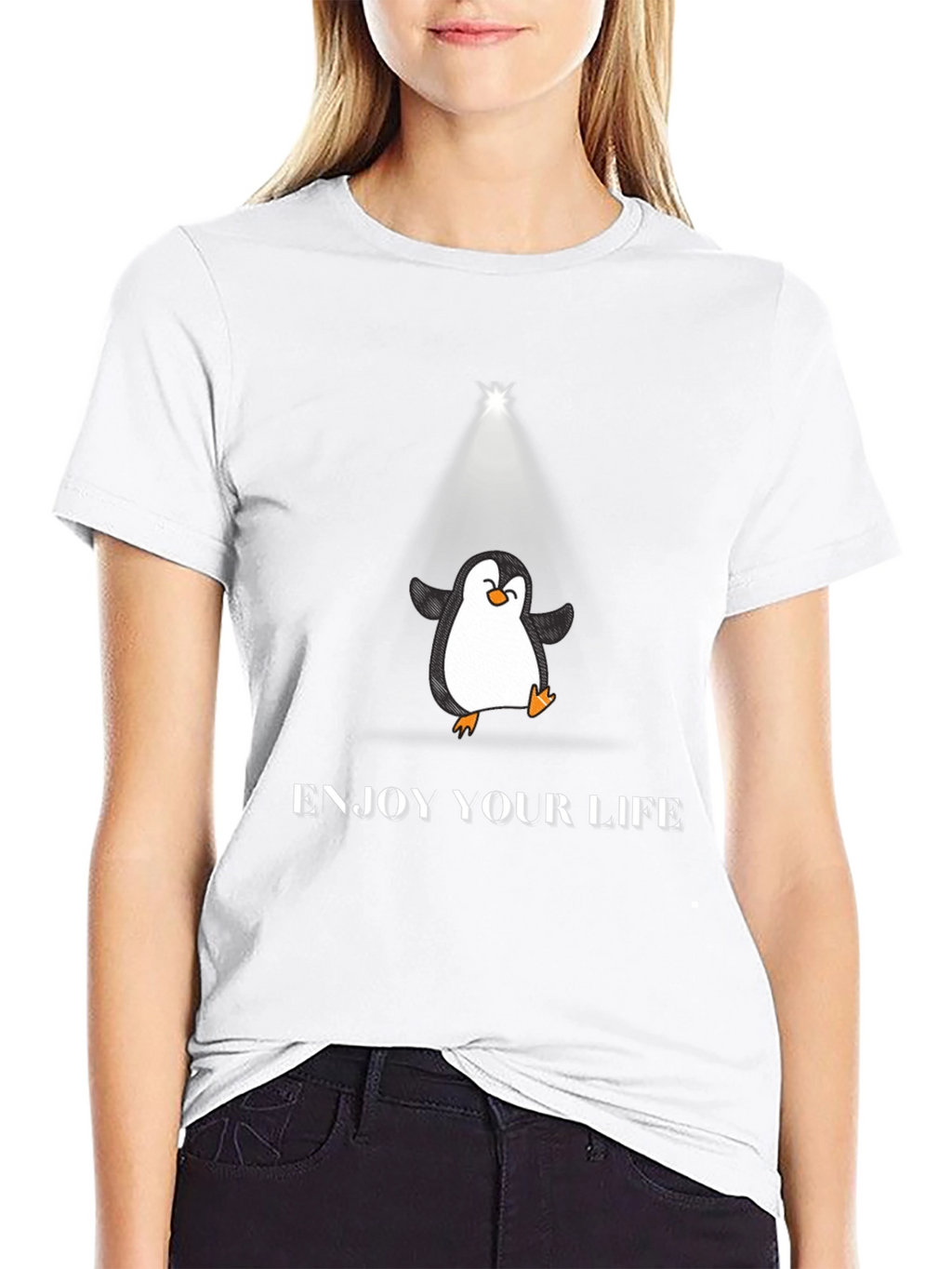 Enjoy Your Life Penguin T-Shirt