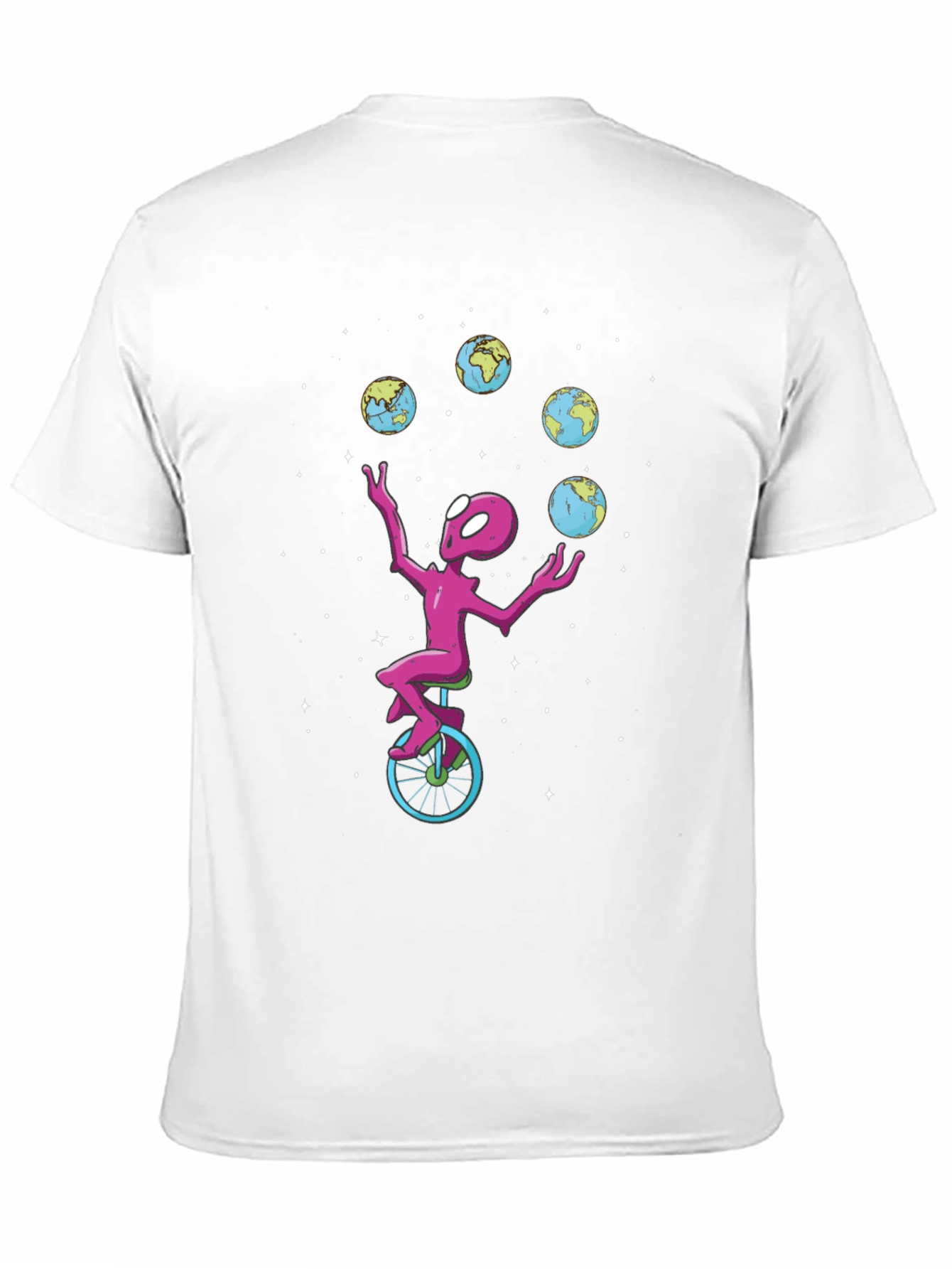 Alien Juggling Globes T-Shirt