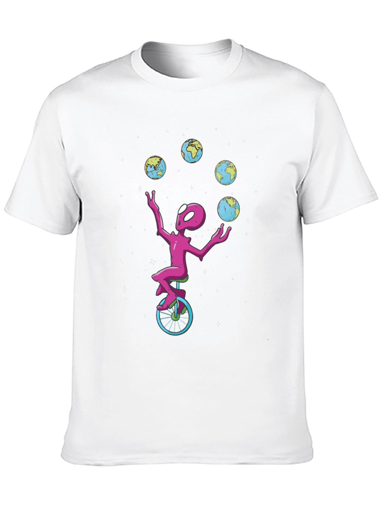 Alien Juggling Globes T-Shirt