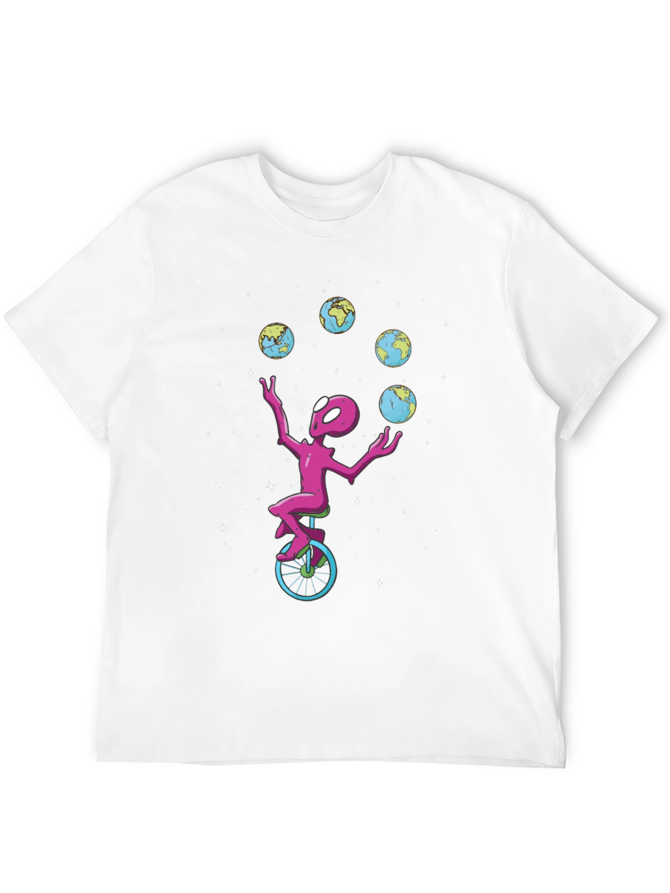 Alien Juggling Globes T-Shirt