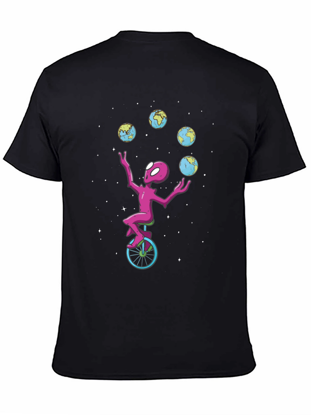 Alien Juggling Globes T-Shirt