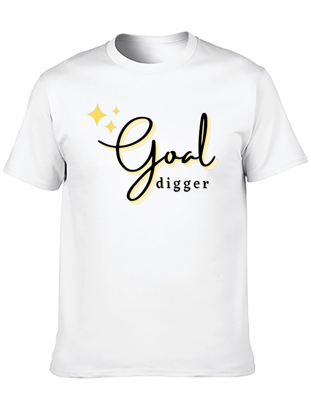 Goal Digger Black T-Shirt for Men