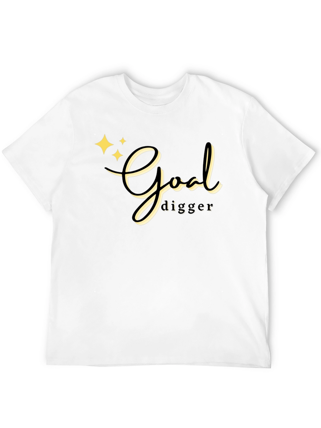 Goal Digger Black T-Shirt for Men