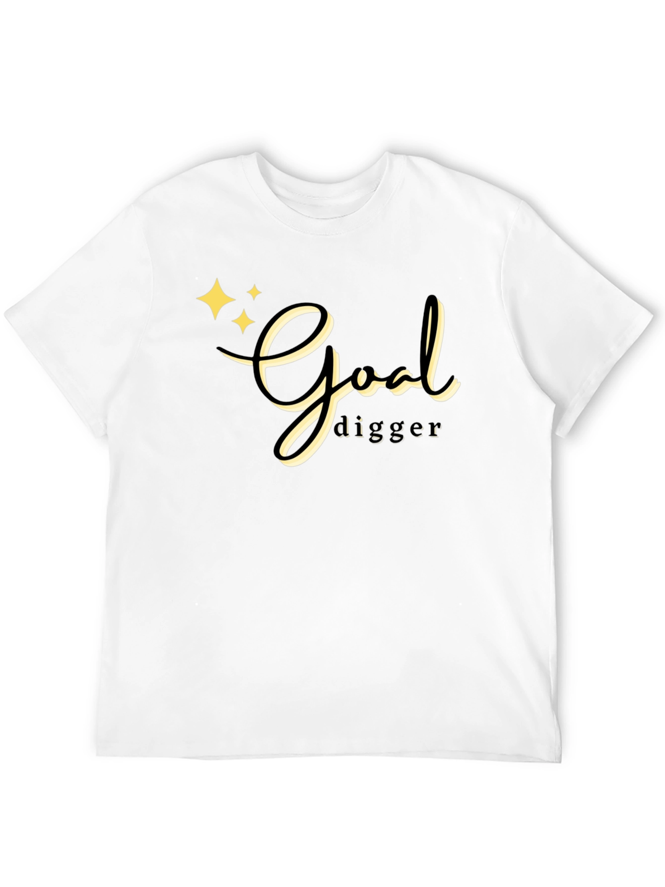 Goal Digger Black T-Shirt for Men