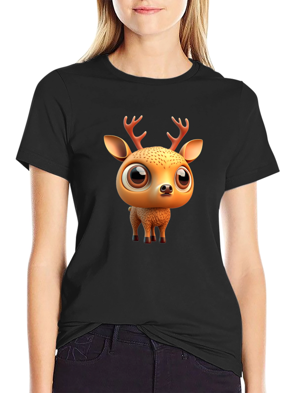 Cute Deer Graphic Tee