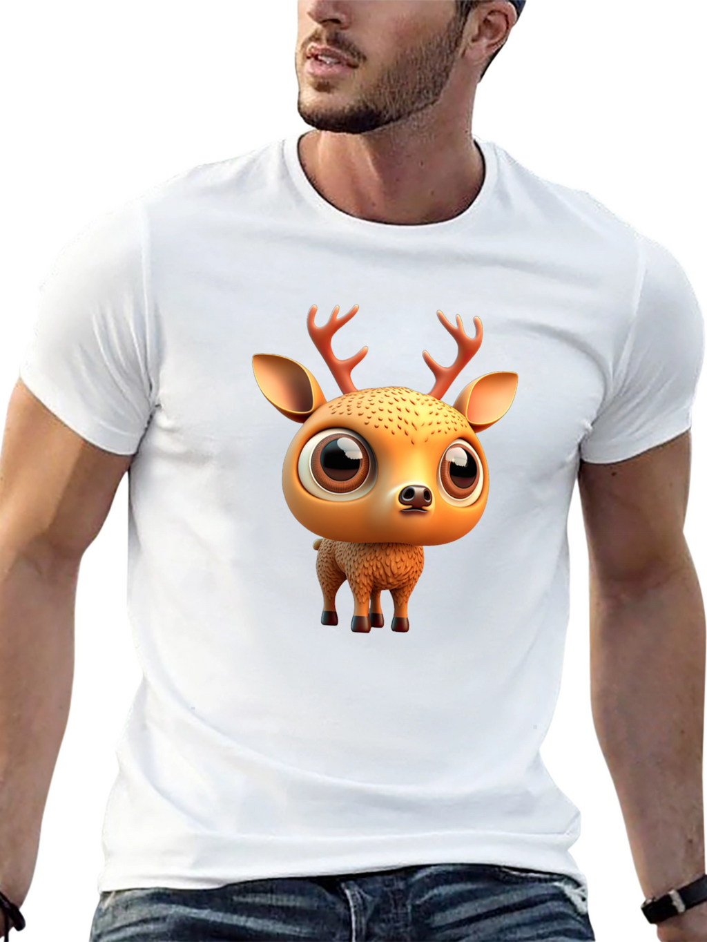 Cute Deer Graphic Tee