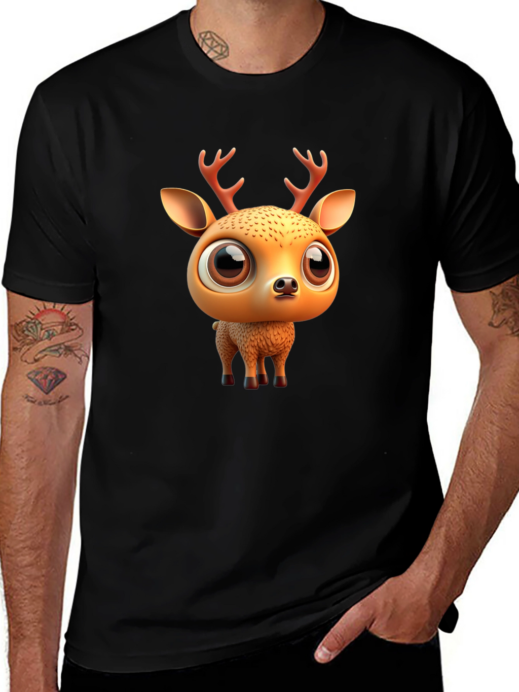 Cute Deer Graphic Tee