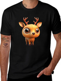 Cute Deer Graphic Tee