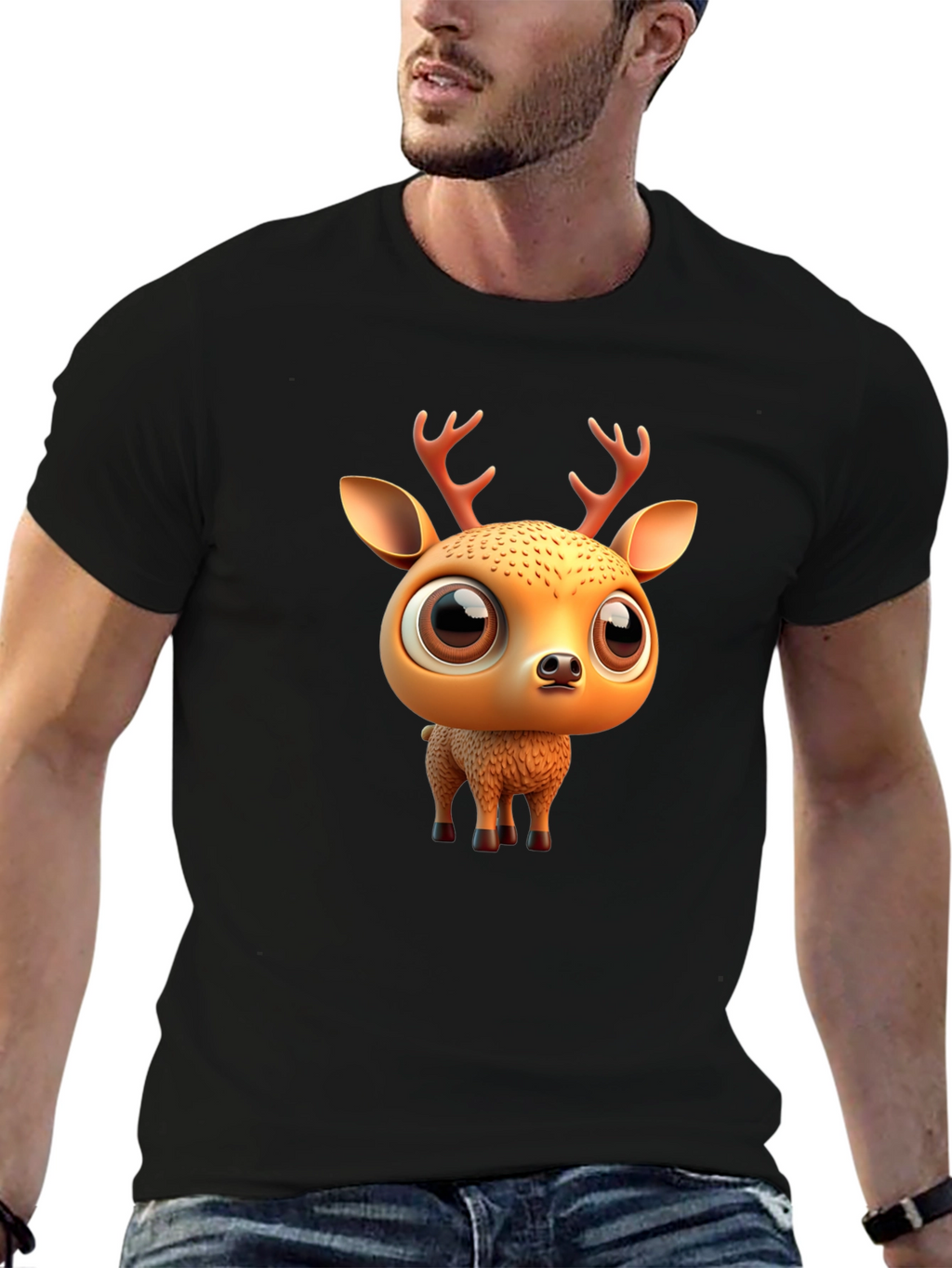 Cute Deer Graphic Tee