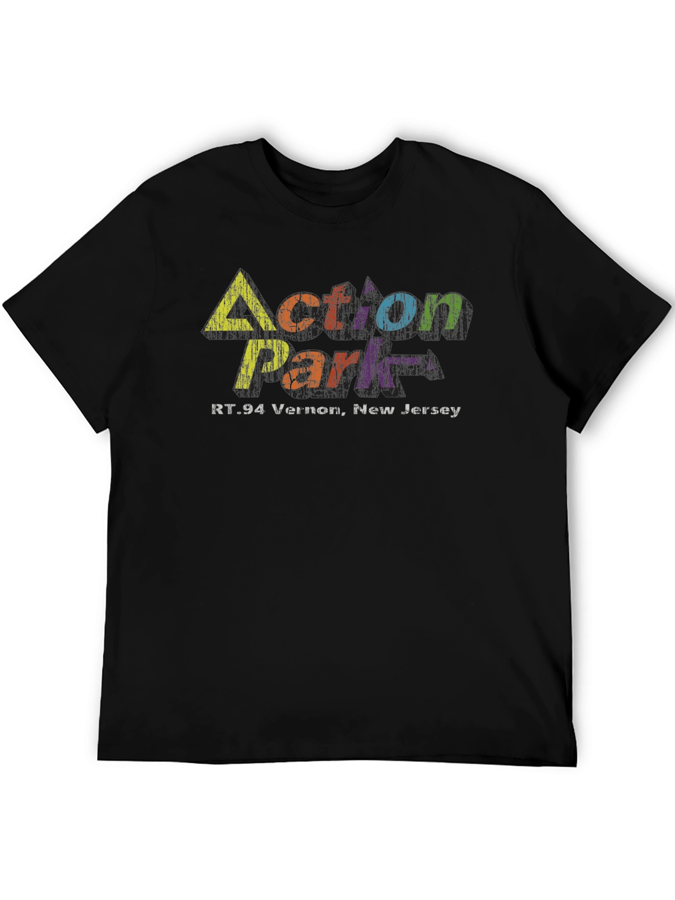 Action Park New Jersey Black T-Shirt
