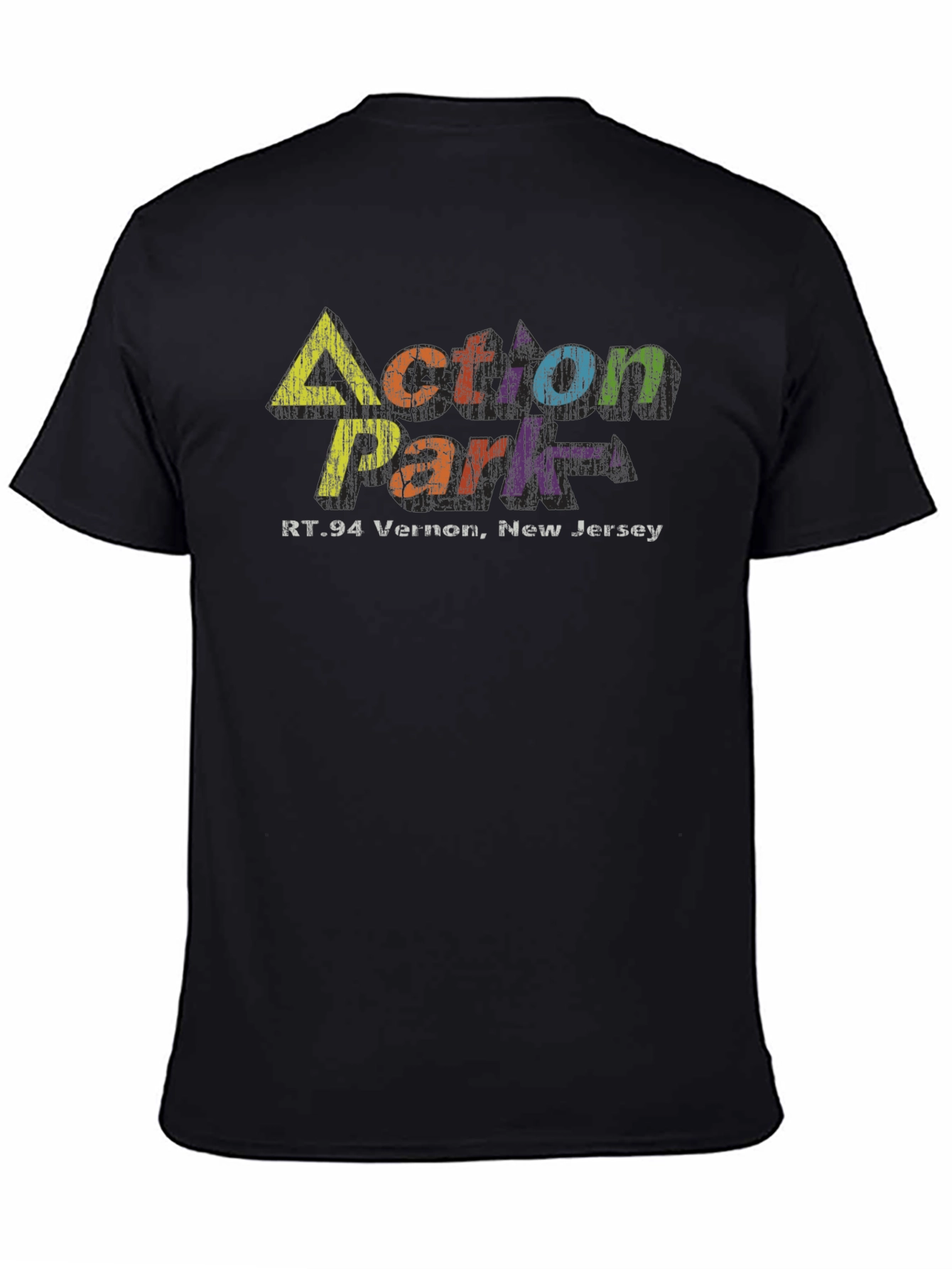 Action Park New Jersey Black T-Shirt