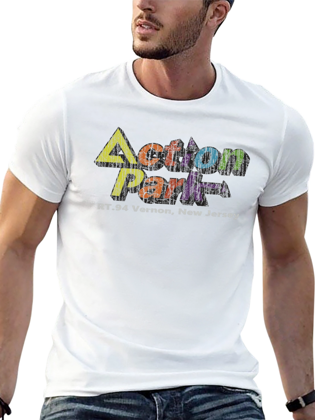 Action Park New Jersey Black T-Shirt