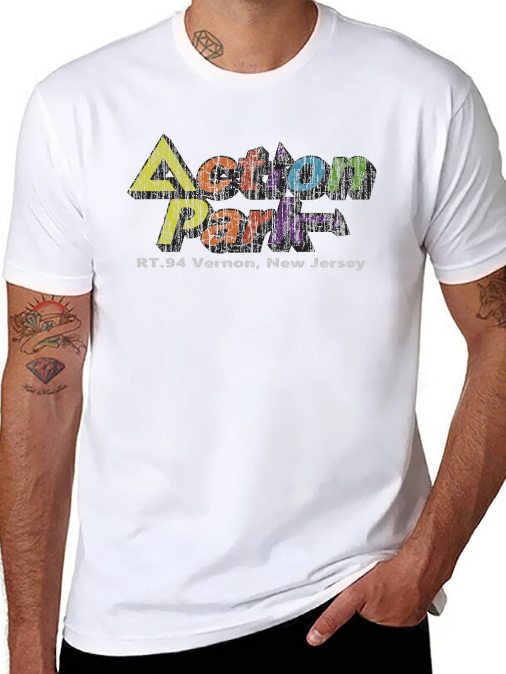 Action Park New Jersey Black T-Shirt