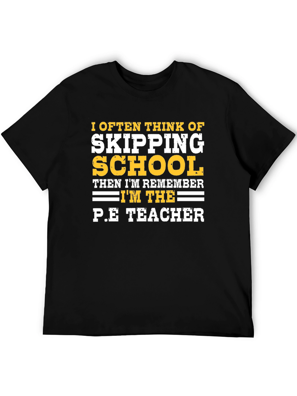 Funny P.E. Teacher Graphic T-Shirt