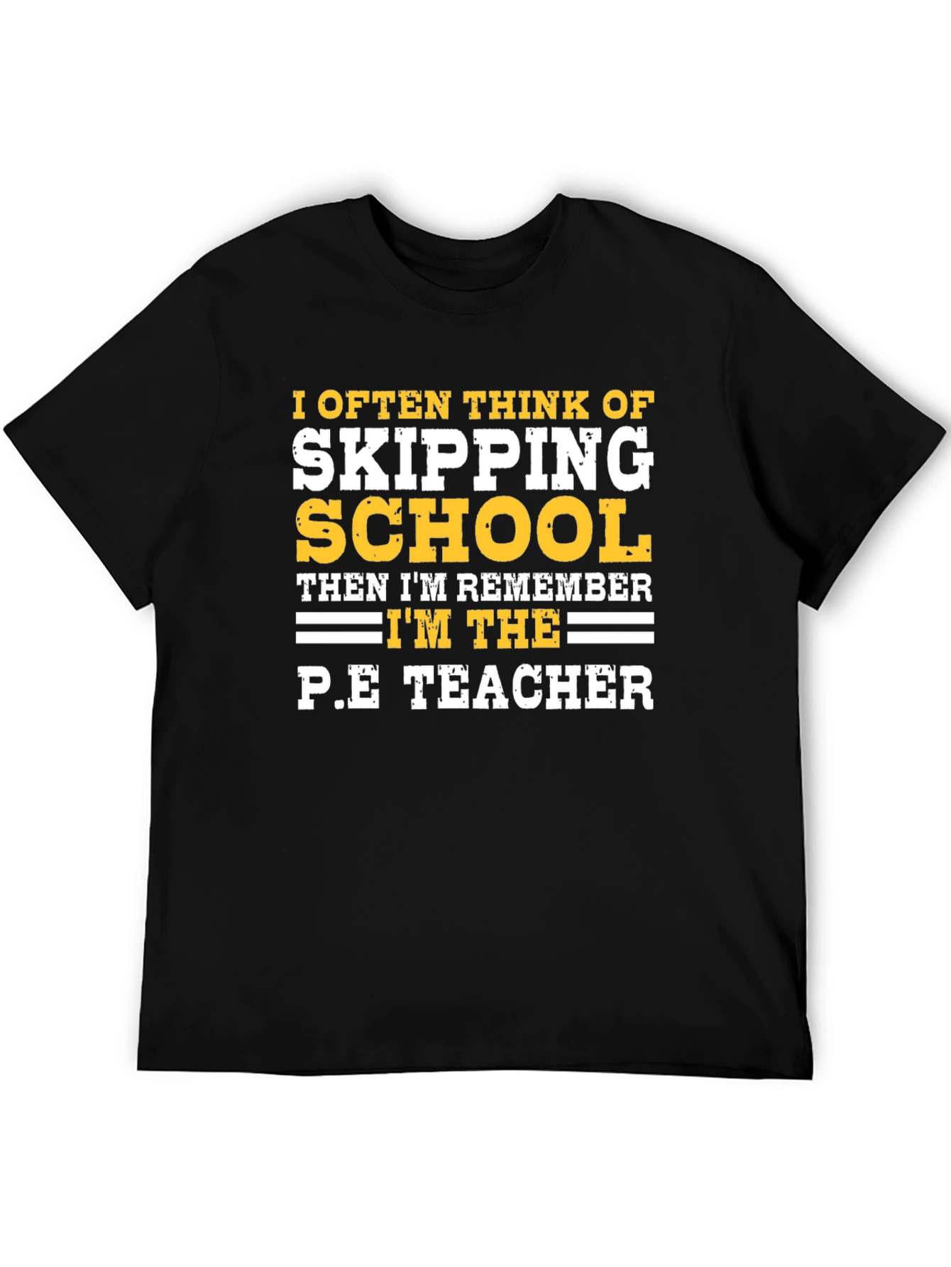 Funny P.E. Teacher Graphic T-Shirt