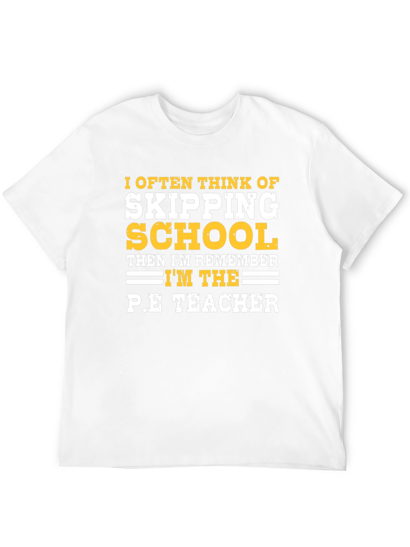 Funny P.E. Teacher Graphic T-Shirt