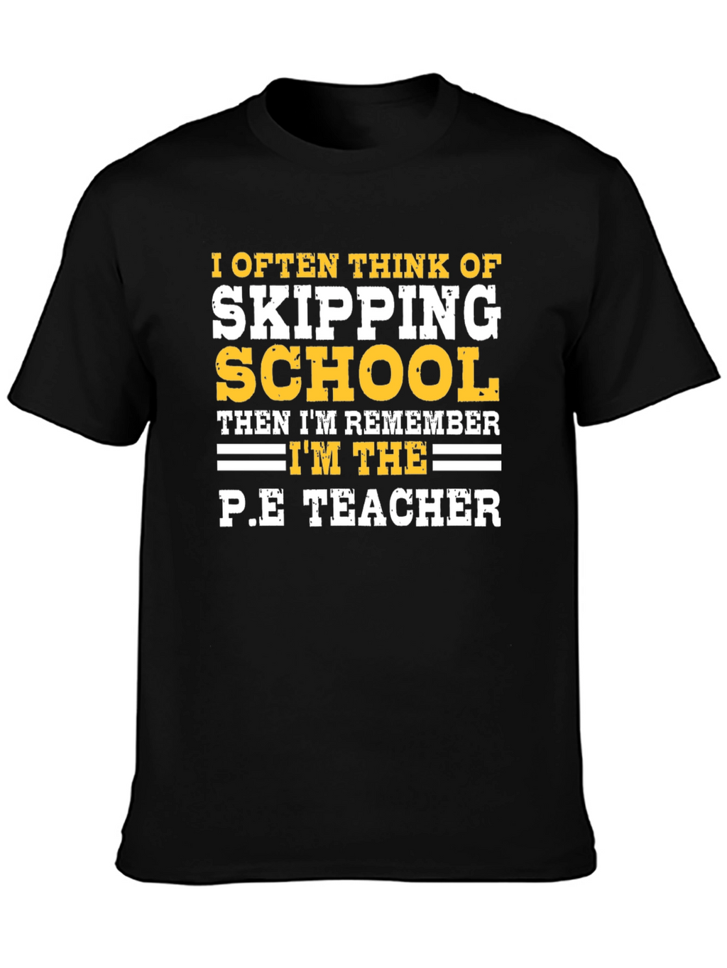 Funny P.E. Teacher Graphic T-Shirt