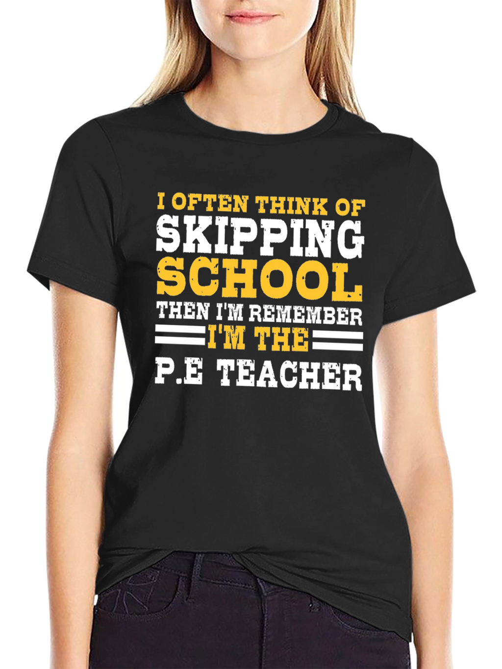 Funny P.E. Teacher Graphic T-Shirt