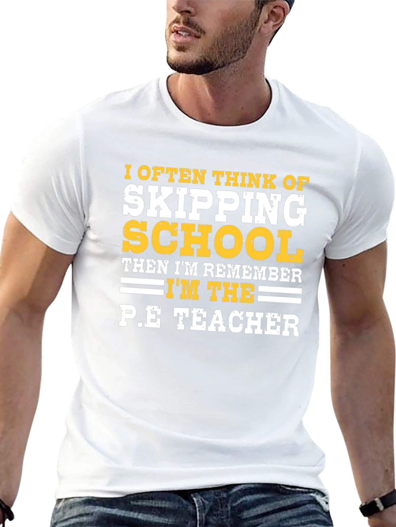 Funny P.E. Teacher Graphic T-Shirt