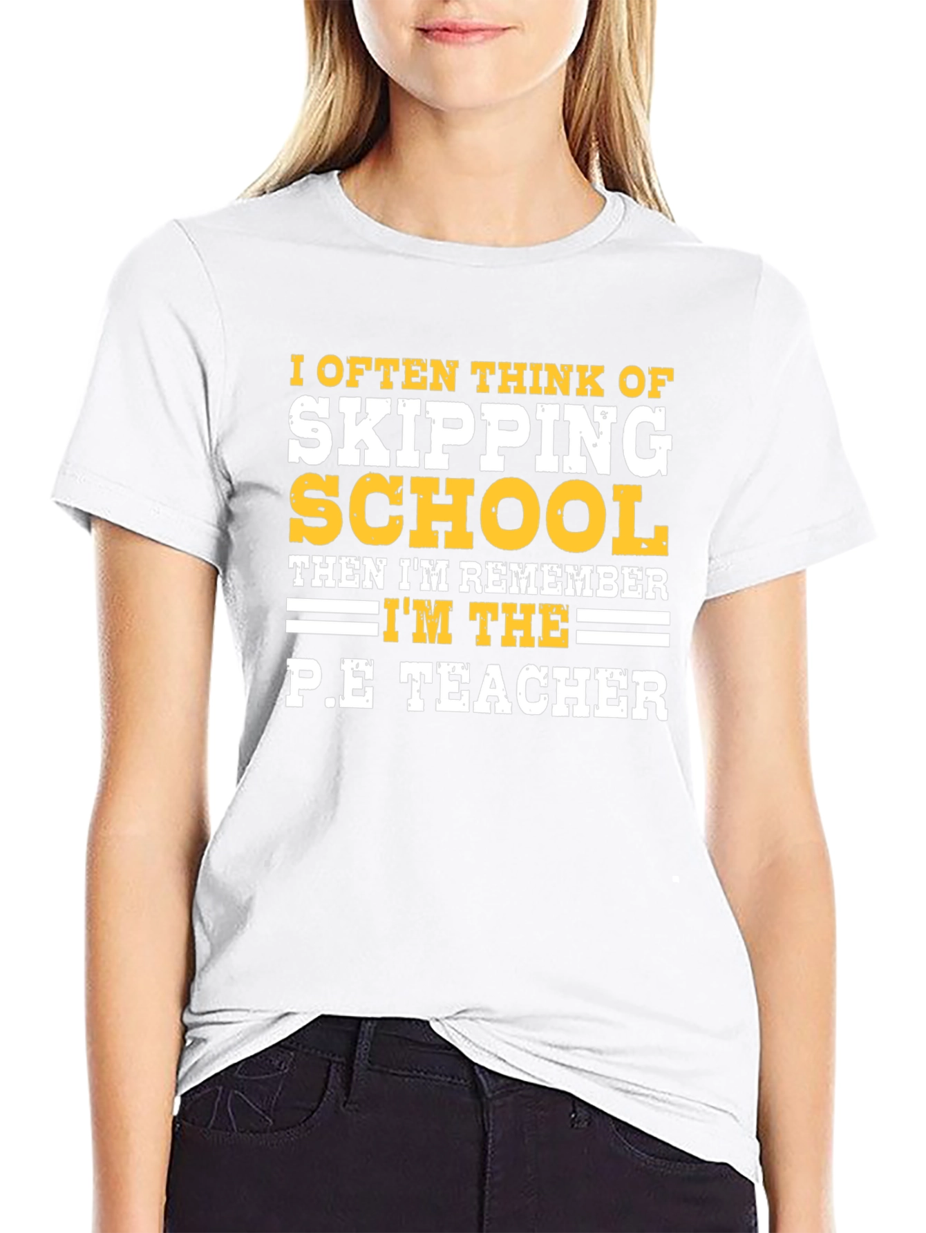 Funny P.E. Teacher Graphic T-Shirt