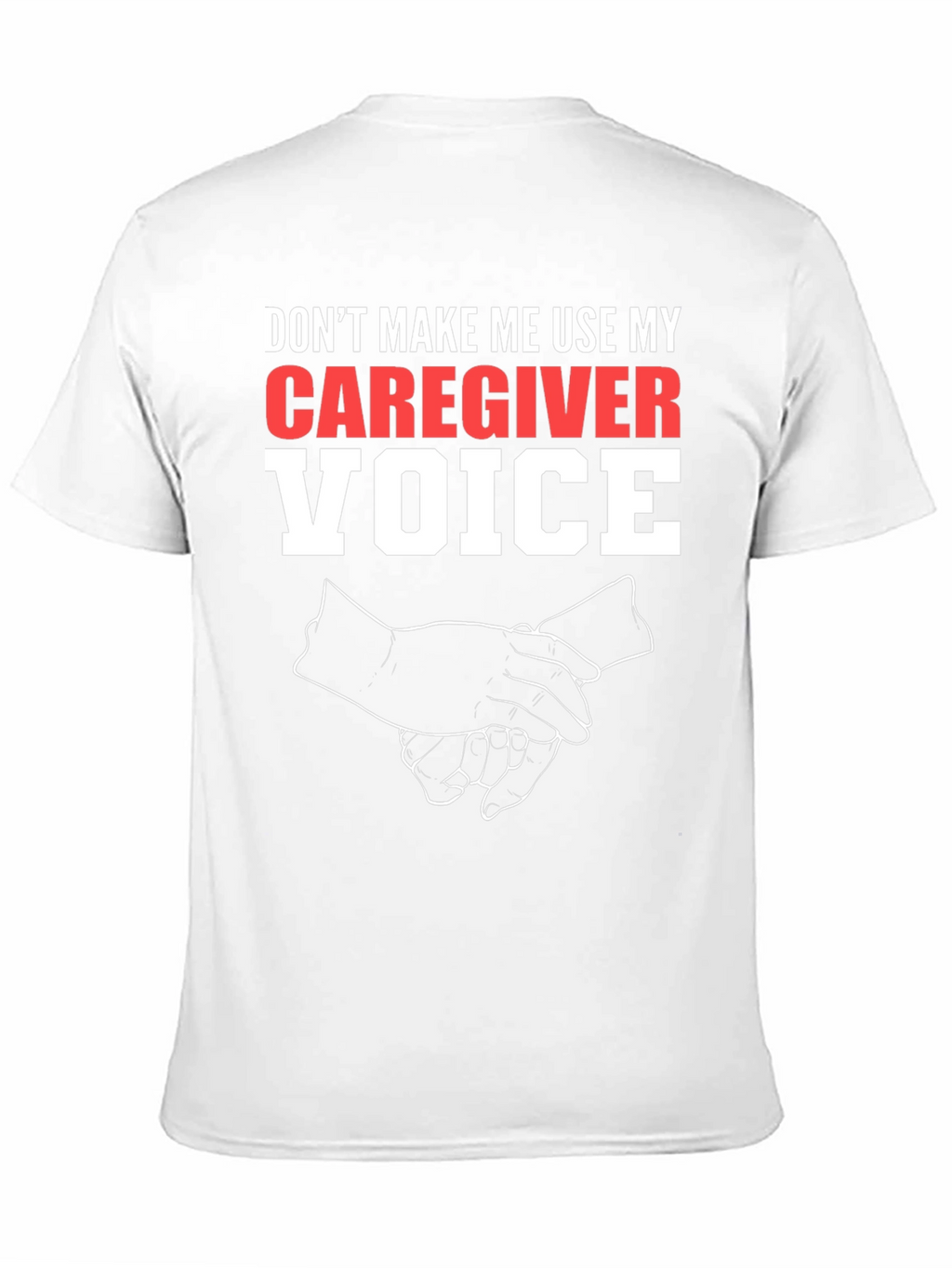 Caregiver Voice Graphic Tee - Black Cotton