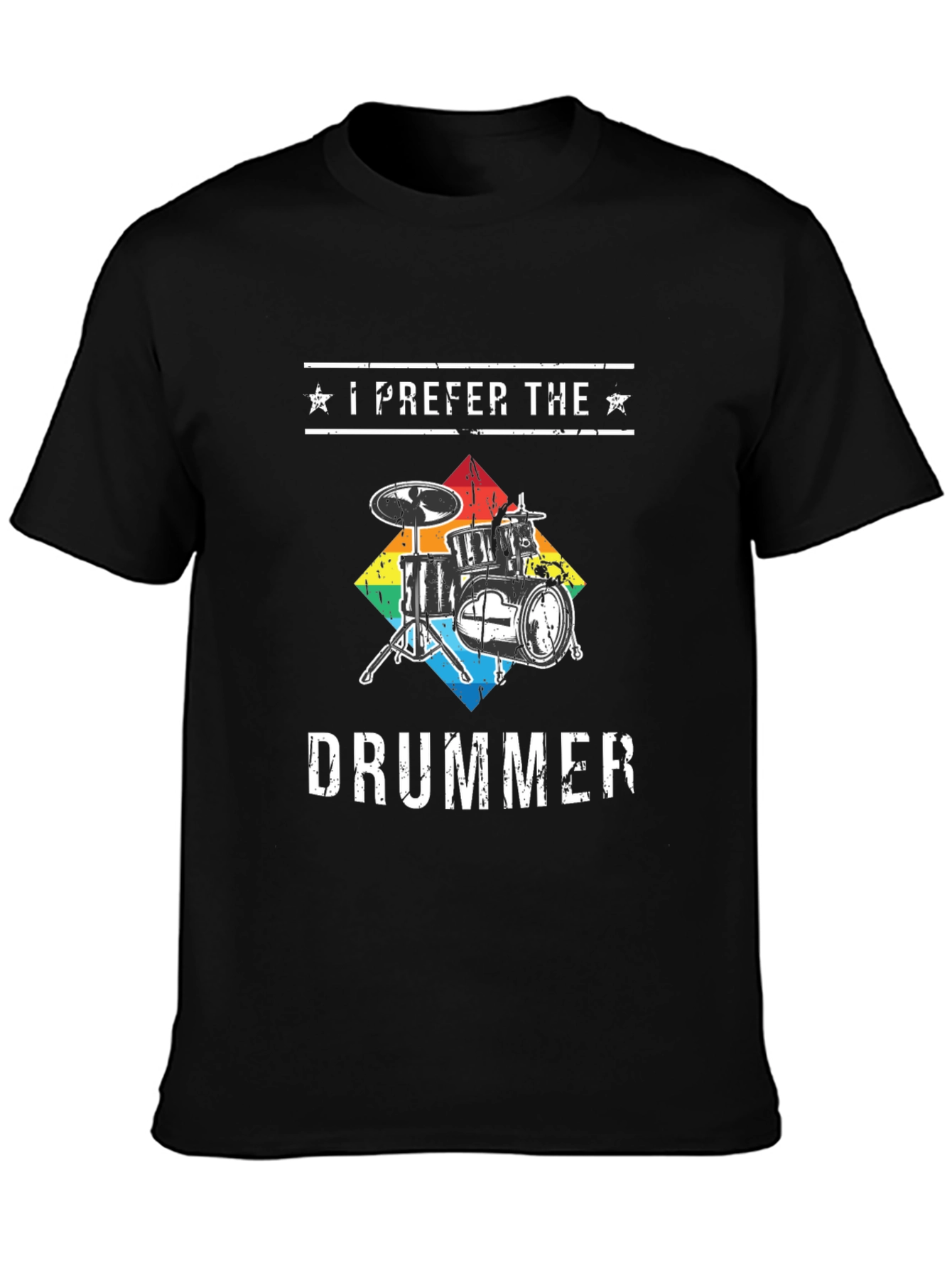 I Prefer The Drummer Graphic T-Shirt