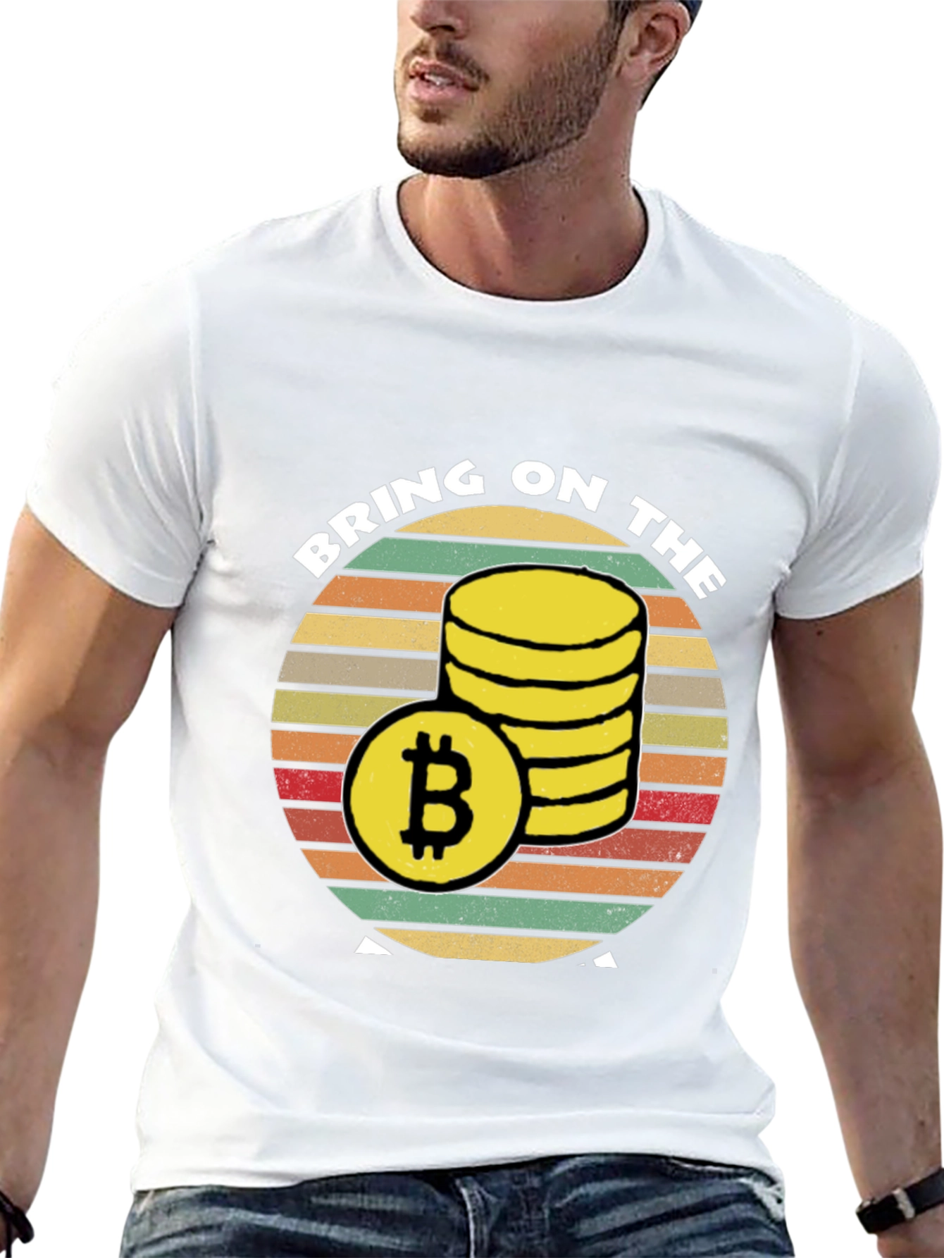 Bitcoin Stack T-Shirt - Crypto Investment Tee