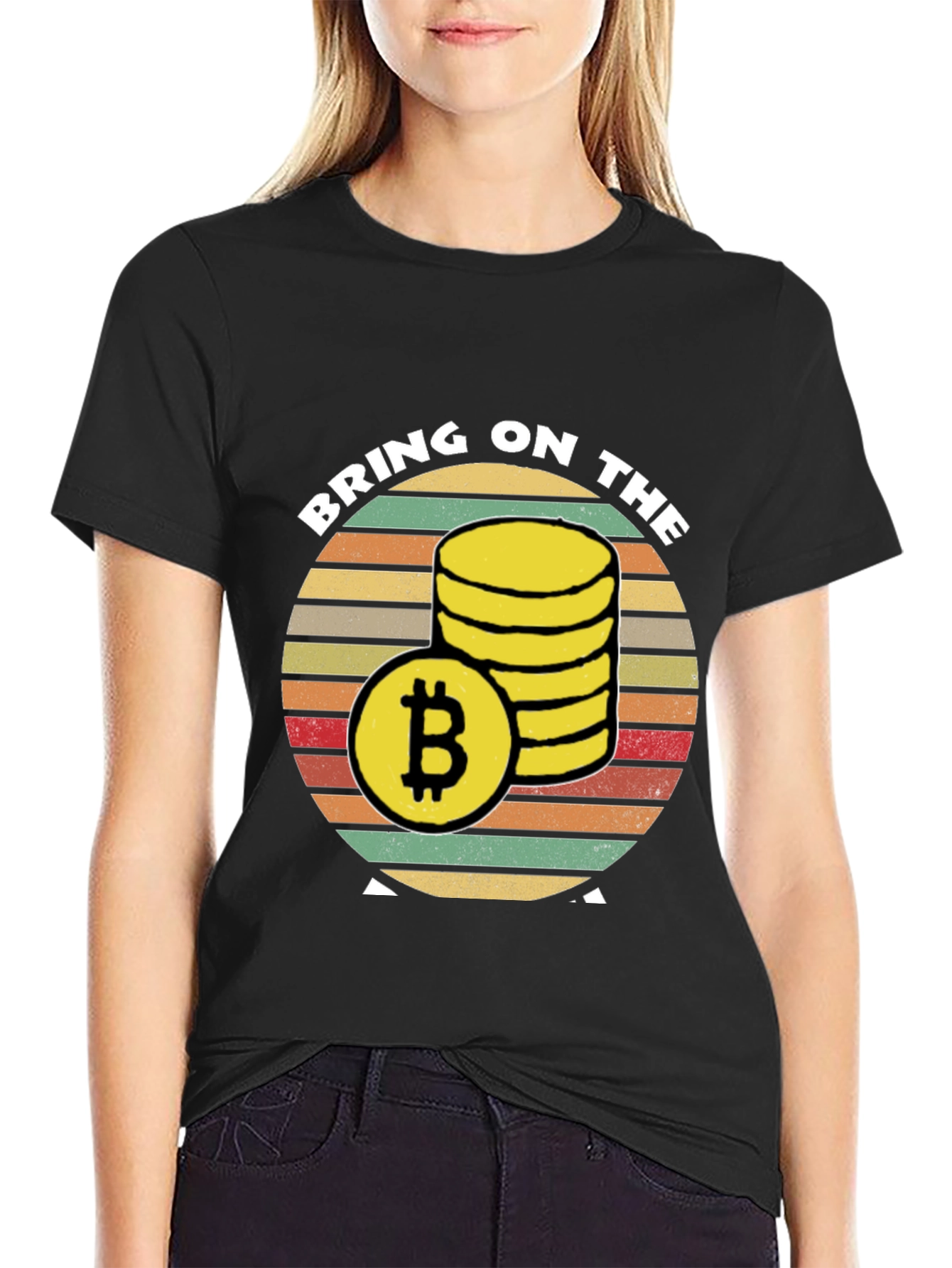 Bitcoin Stack T-Shirt - Crypto Investment Tee