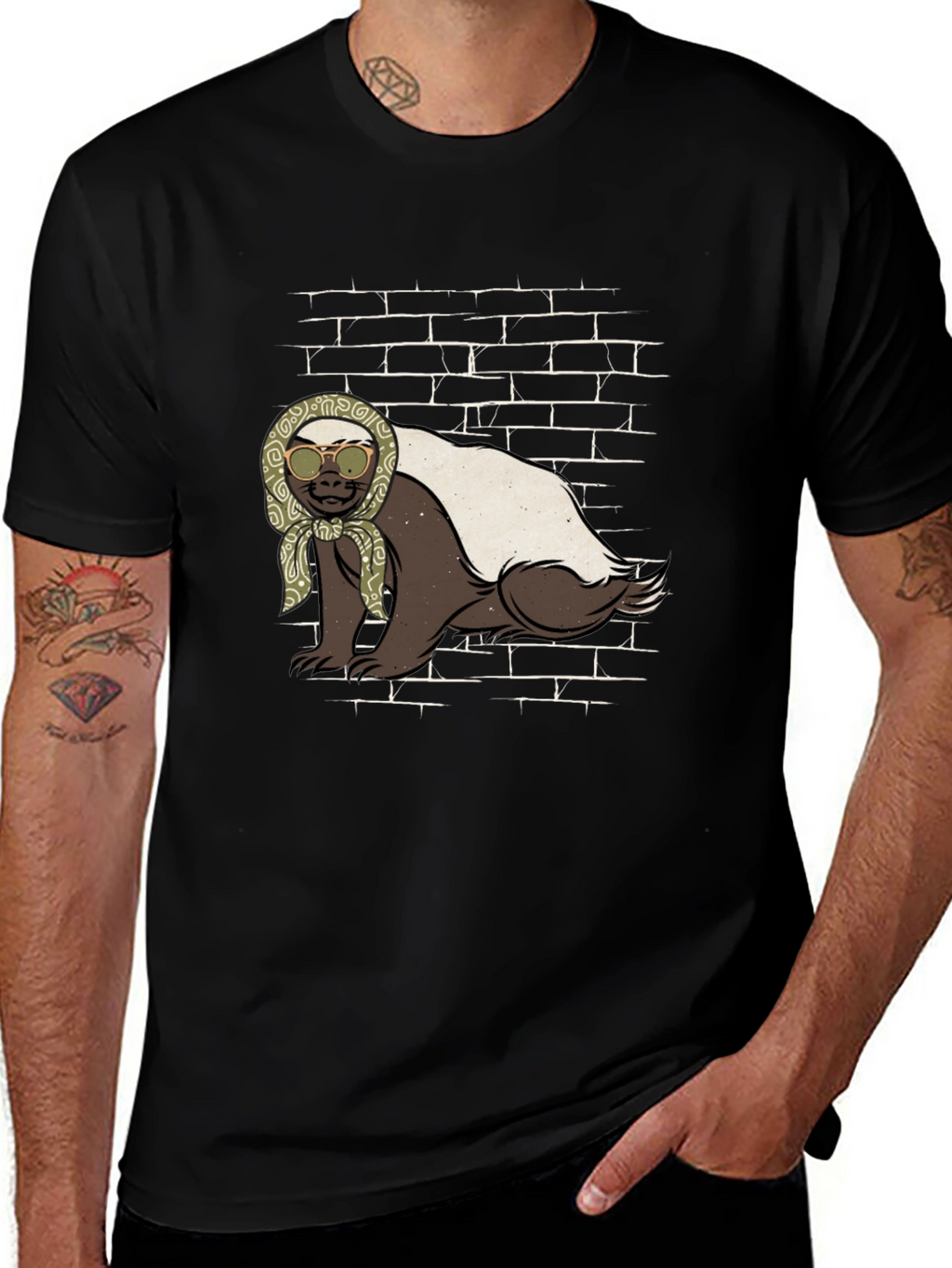 Honey Badger T-Shirt - Babushka Style
