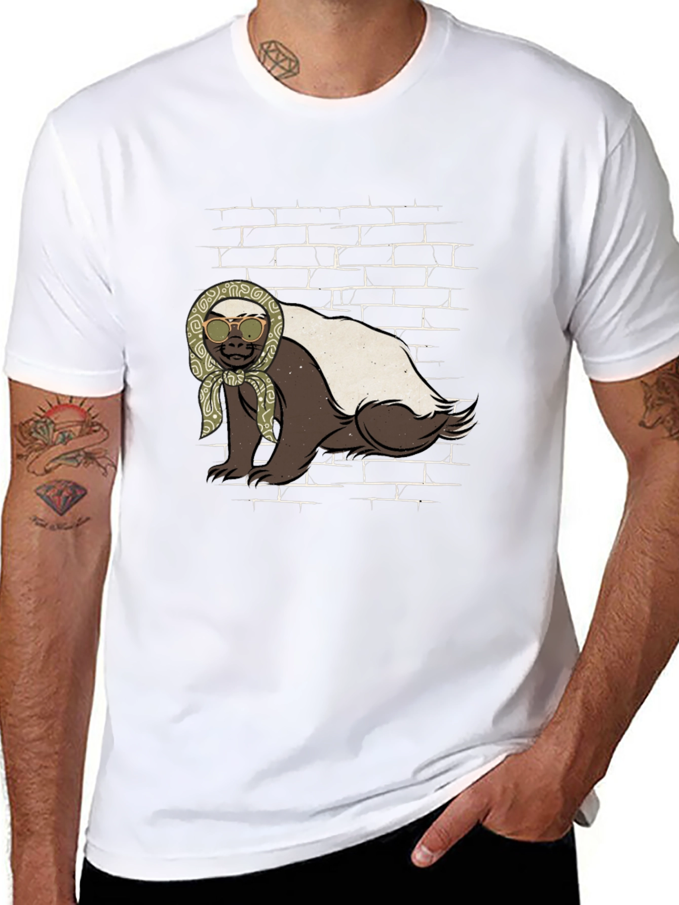 Honey Badger T-Shirt - Babushka Style