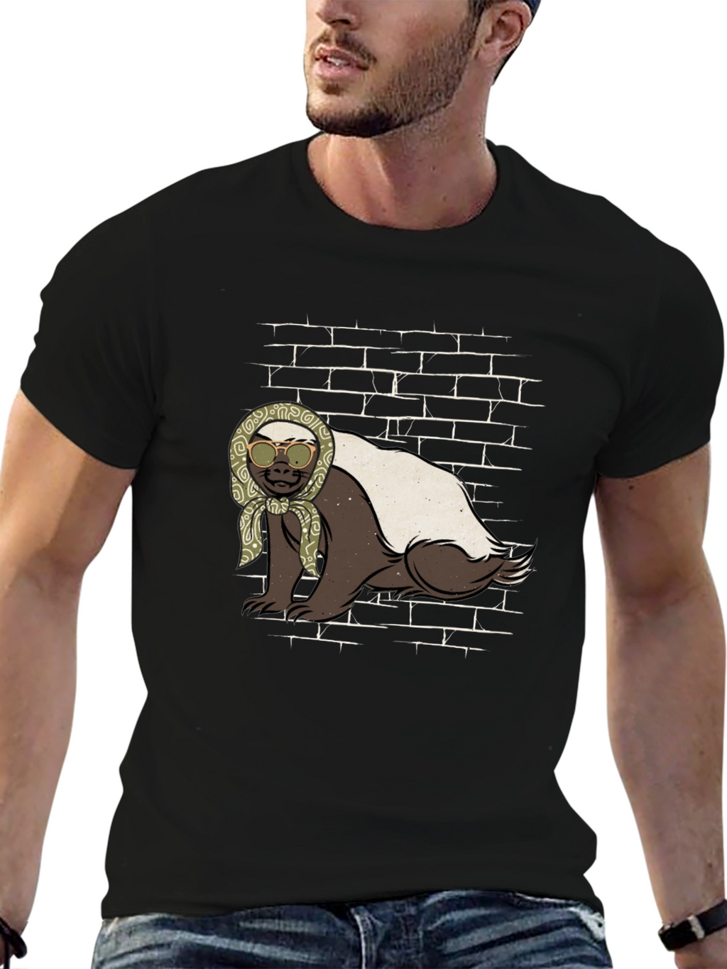 Honey Badger T-Shirt - Babushka Style