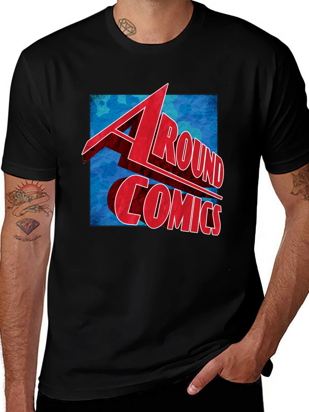 Around Comics Graphic T-Shirt