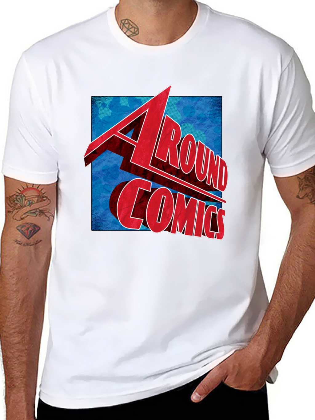 Around Comics Graphic T-Shirt