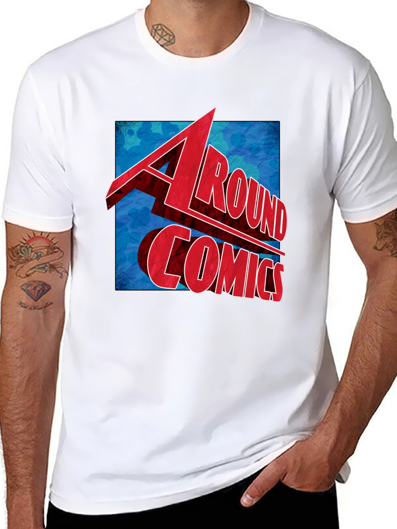 Around Comics Graphic T-Shirt