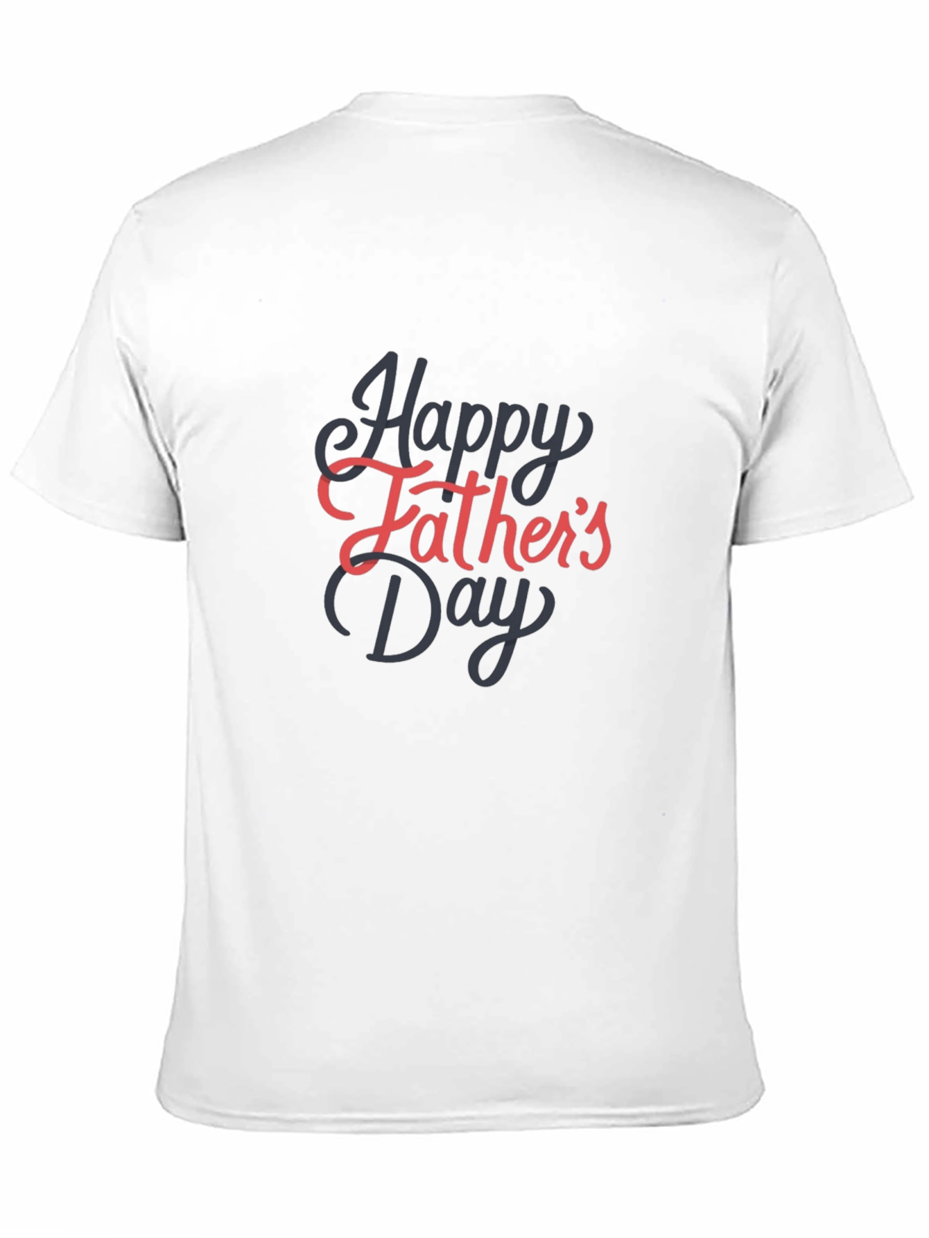 Happy Fathers Day Graphic Tee - Black