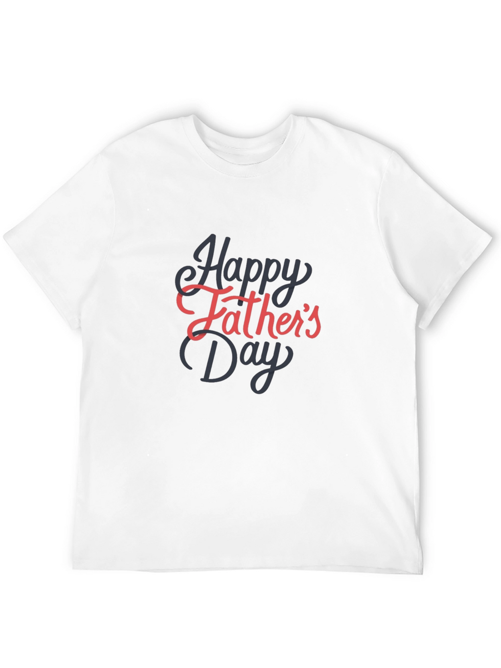 Happy Fathers Day Graphic Tee - Black