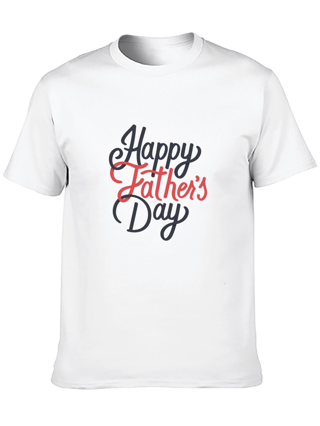 Happy Fathers Day Graphic Tee - Black