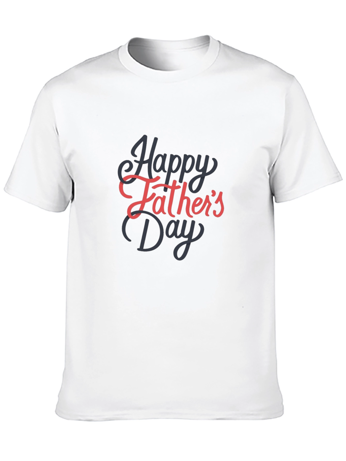 Happy Fathers Day Graphic Tee - Black