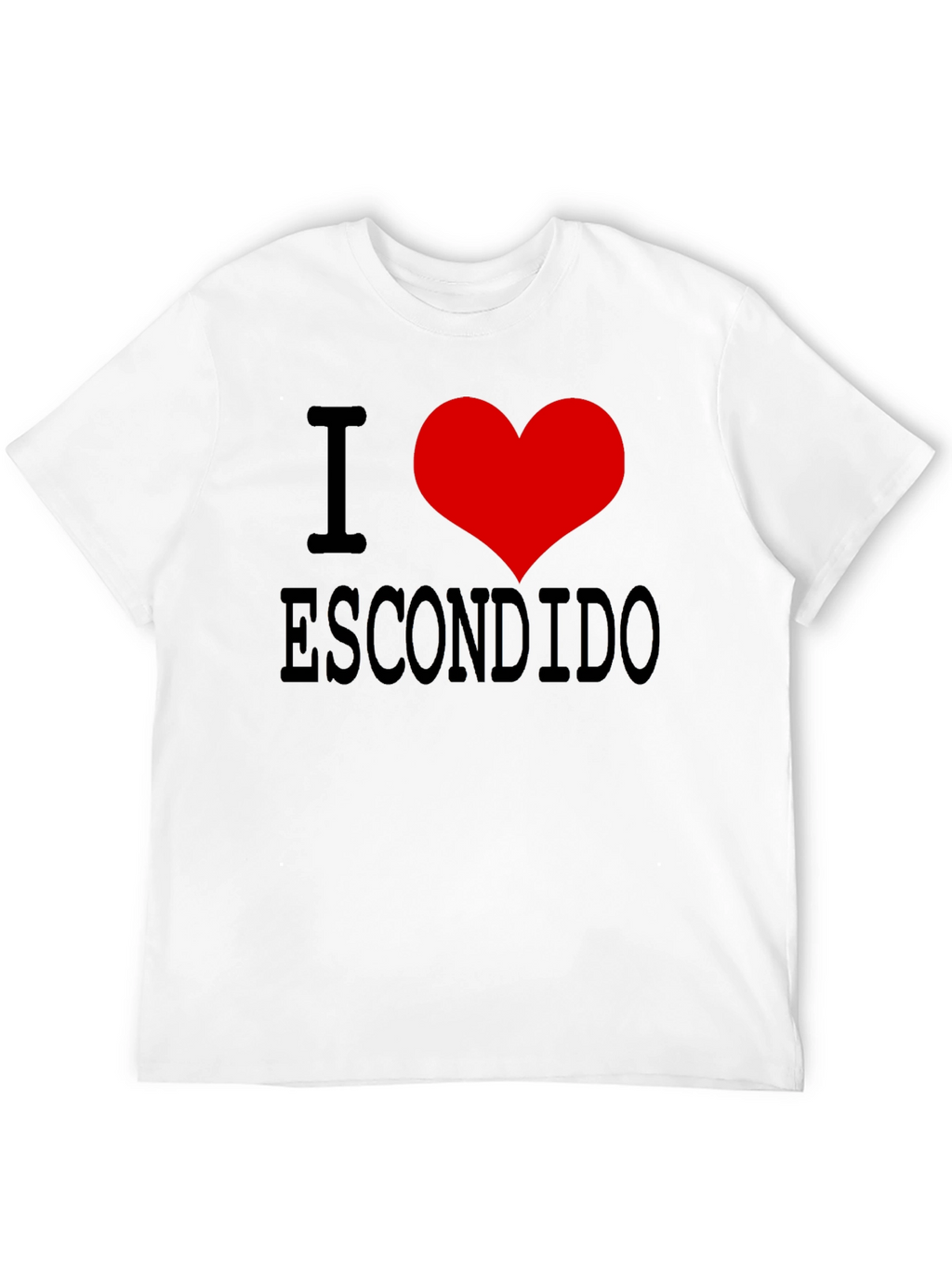 I Love Escondido Black T-Shirt