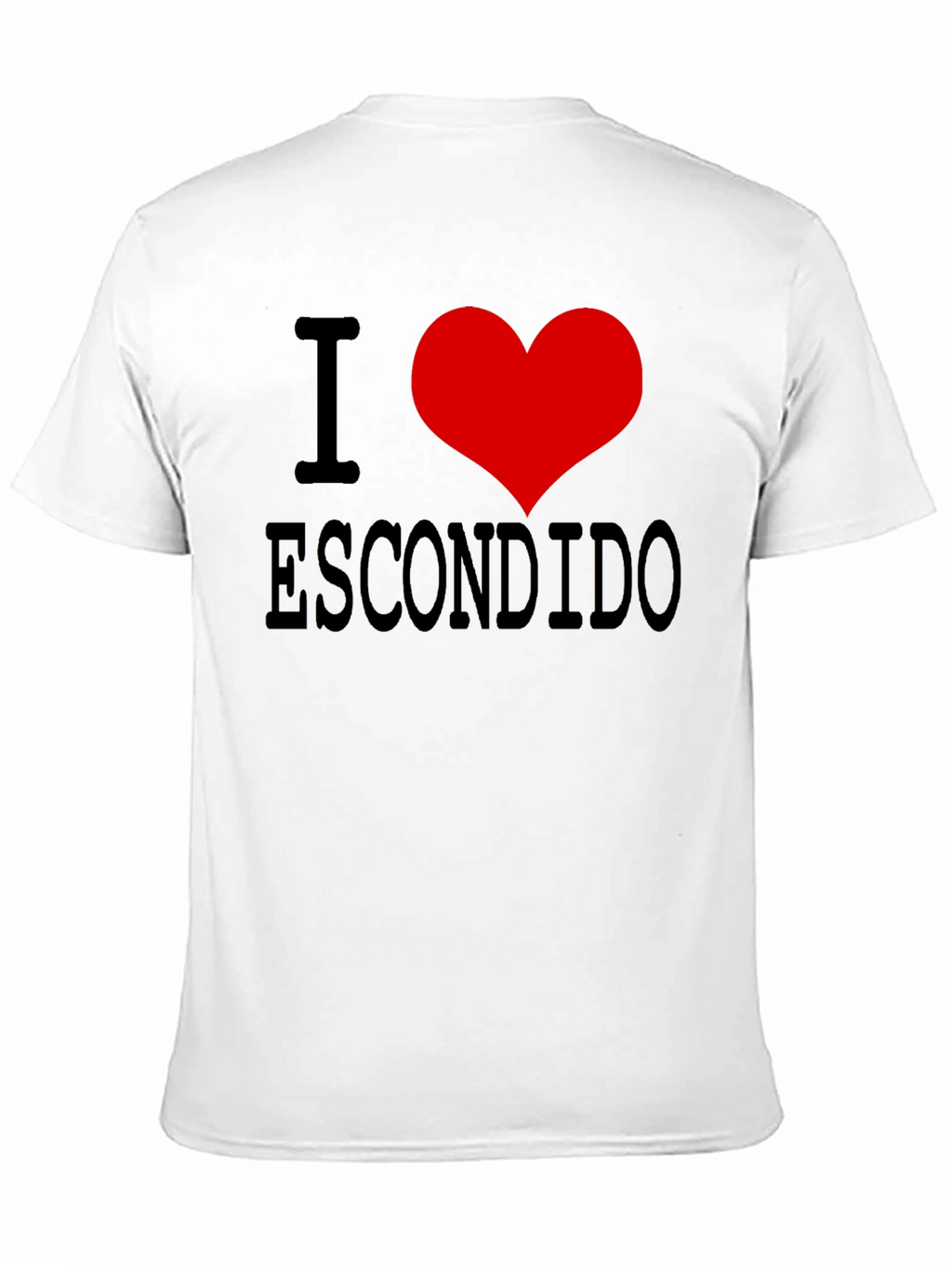 I Love Escondido Black T-Shirt