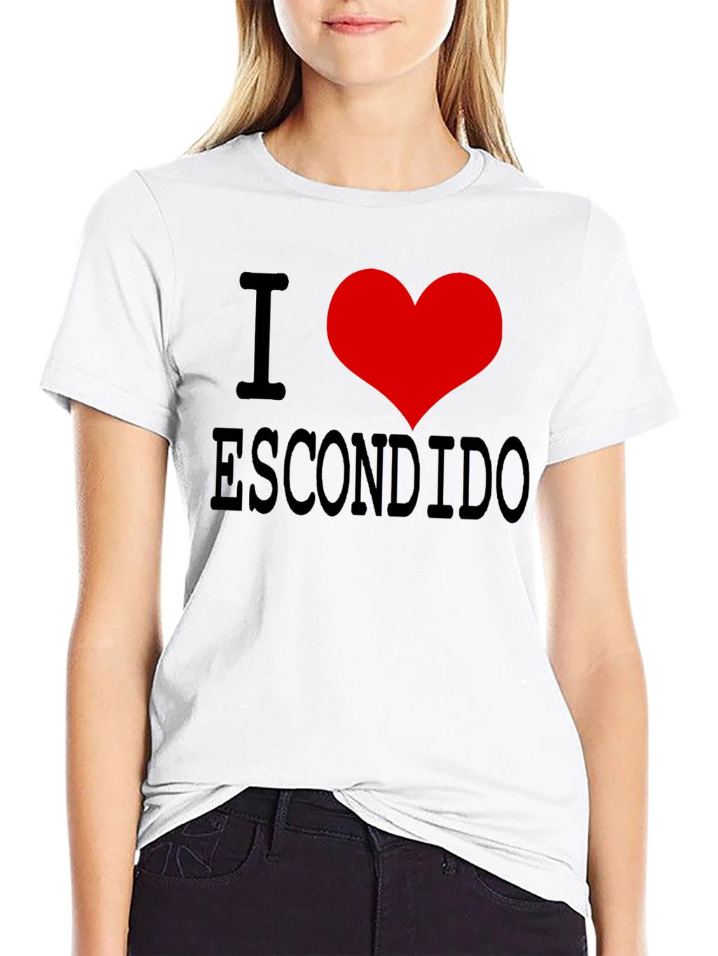I Love Escondido Black T-Shirt