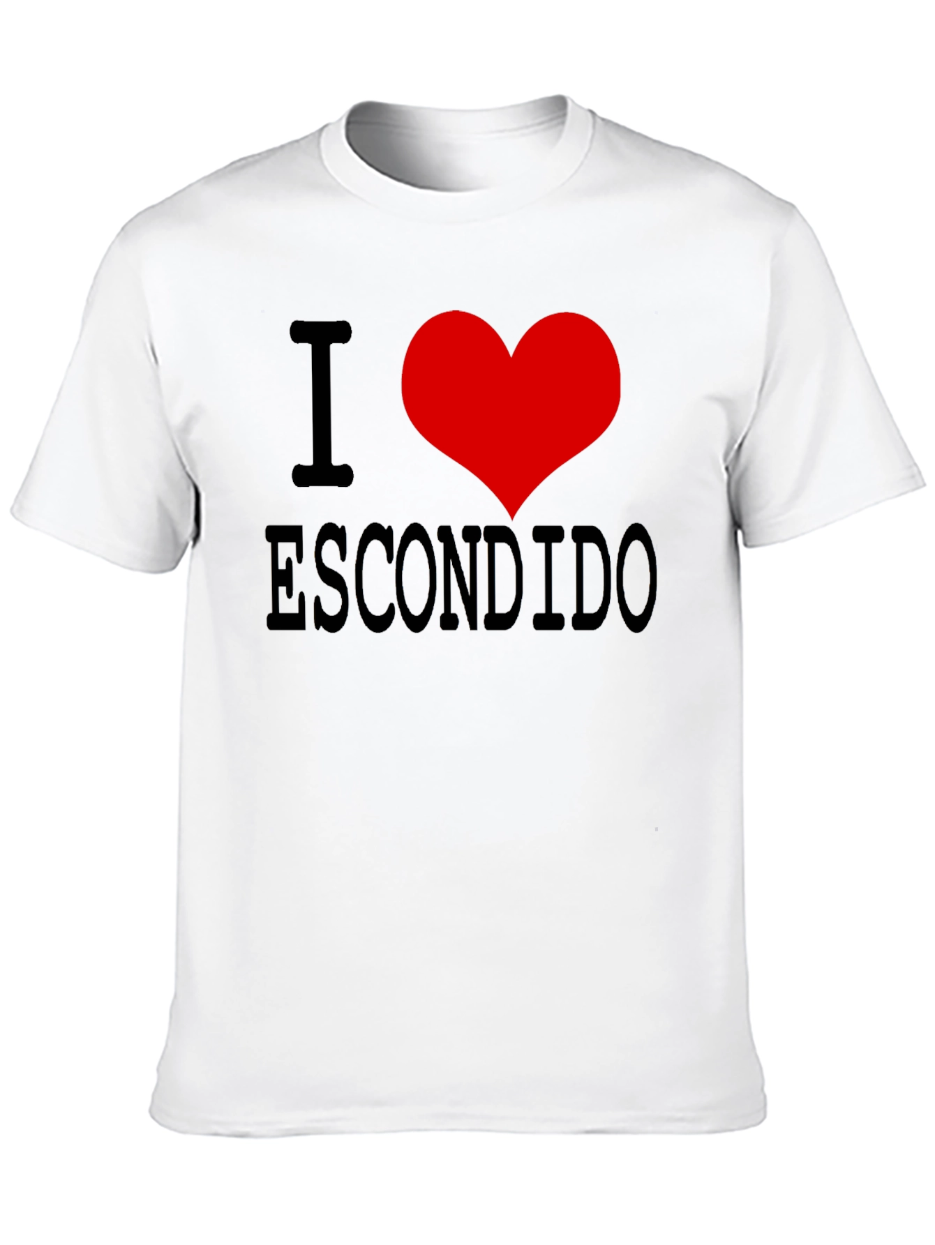 I Love Escondido Black T-Shirt