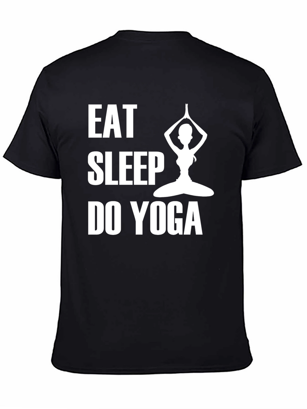 Eat Sleep Do Yoga T-Shirt - Black