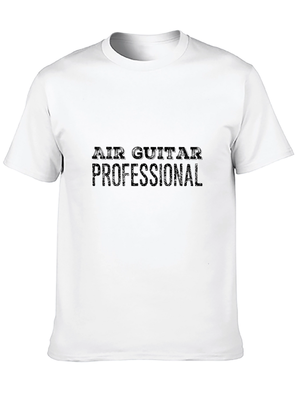 Air Guitar Professional Black T-Shirt