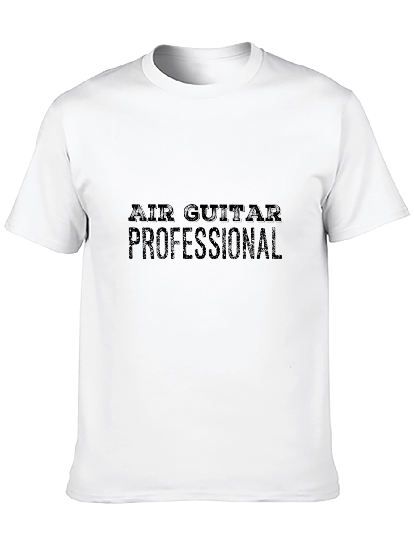 Air Guitar Professional Black T-Shirt
