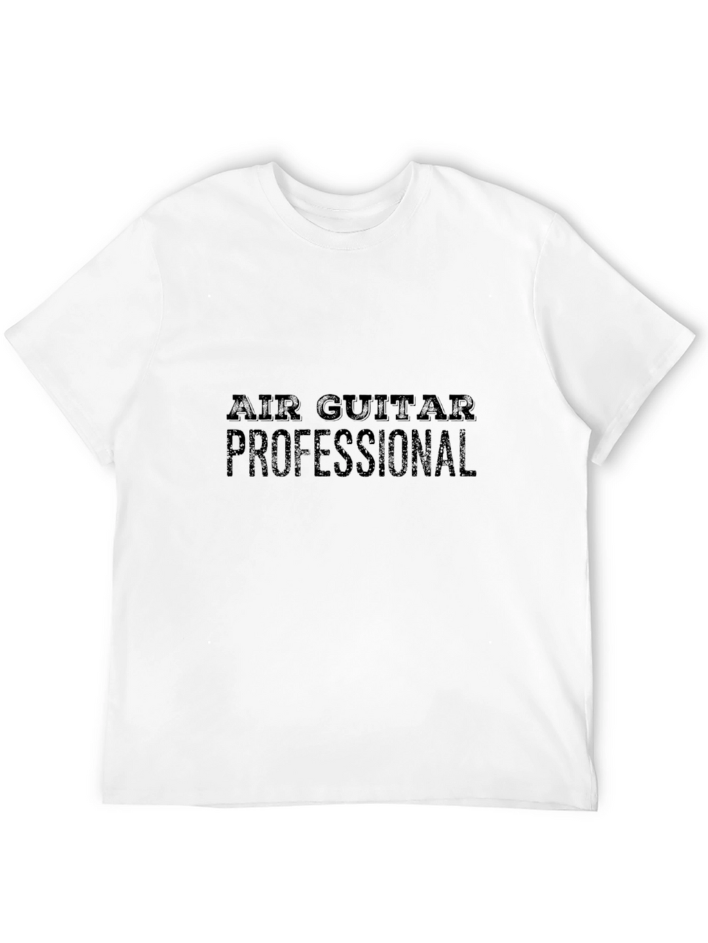 Air Guitar Professional Black T-Shirt