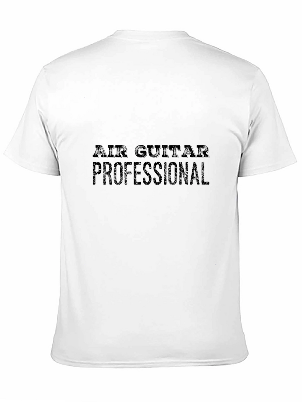 Air Guitar Professional Black T-Shirt