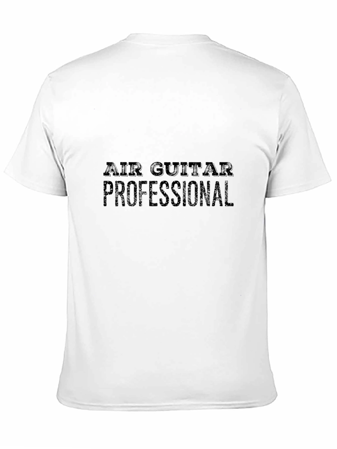 Air Guitar Professional Black T-Shirt